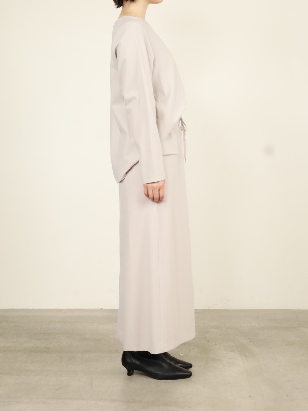 【Doneeyu】カシミヤタッチ両面起毛タイトスカート