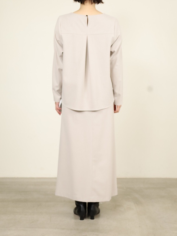 【Doneeyu】カシミヤタッチ両面起毛タイトスカート