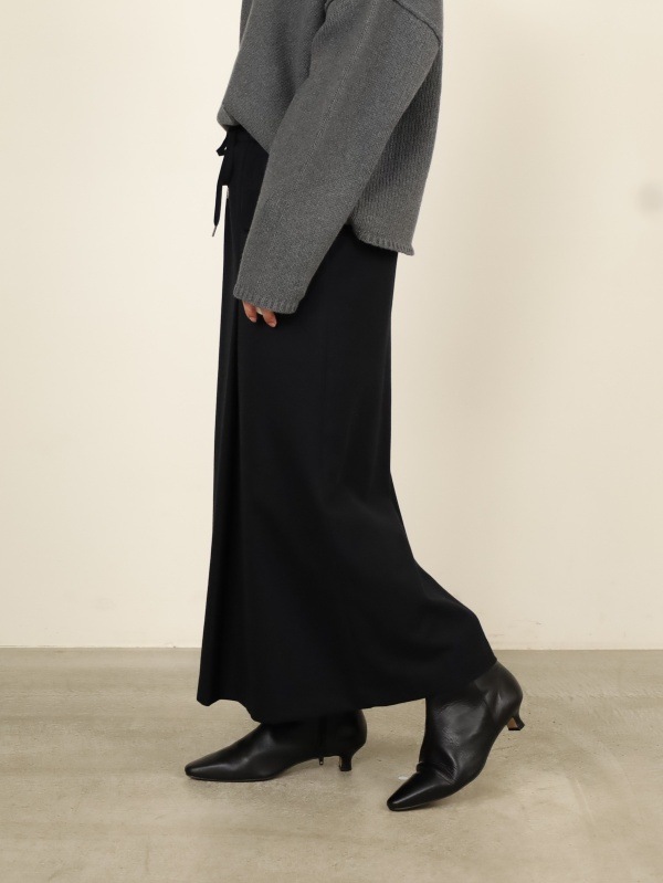 【Doneeyu】カシミヤタッチ両面起毛タイトスカート