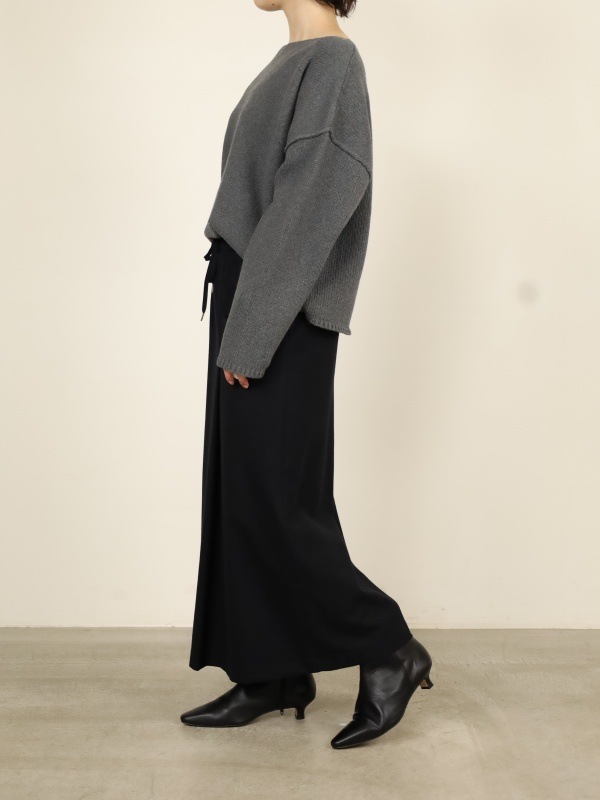 【Doneeyu】カシミヤタッチ両面起毛タイトスカート