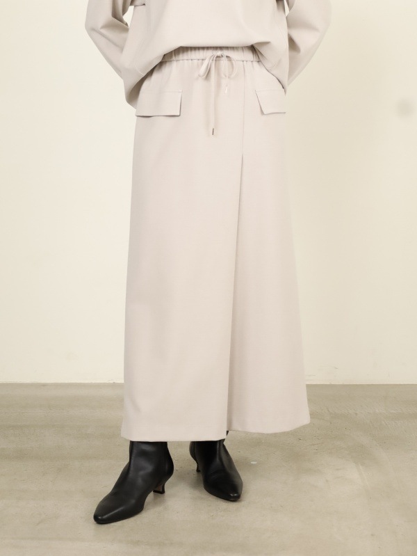 【Doneeyu】カシミヤタッチ両面起毛タイトスカート