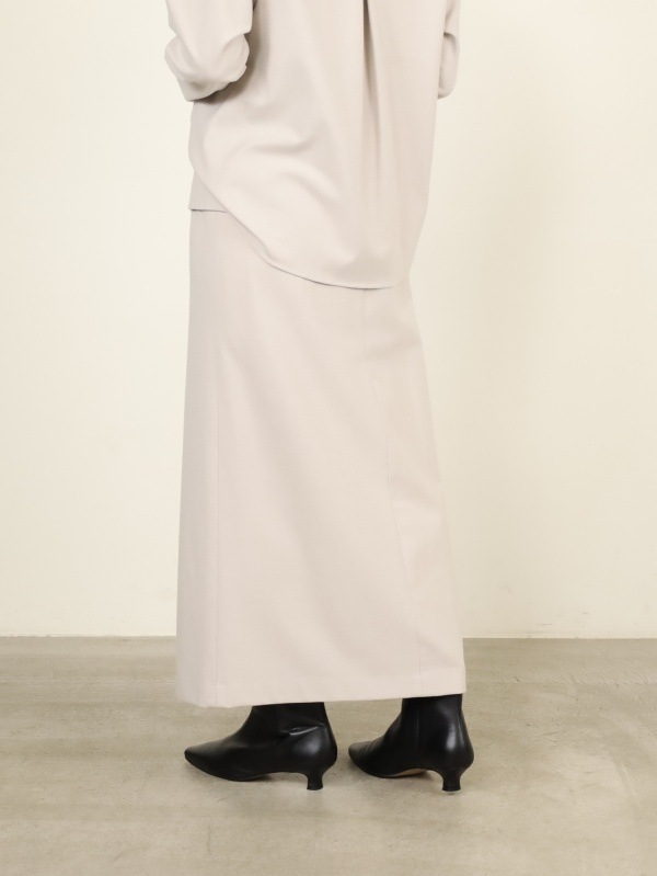 【Doneeyu】カシミヤタッチ両面起毛タイトスカート