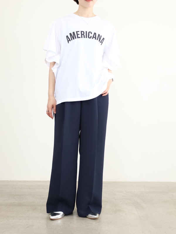 【MICA&DEAL】AMERICANA×MICAフリルTシャツ