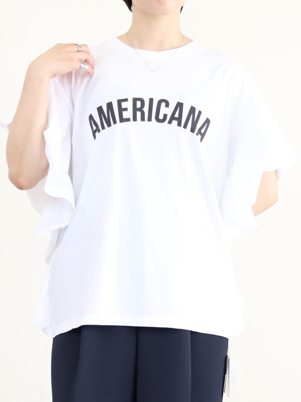 【MICA&DEAL】AMERICANA×MICAフリルTシャツ