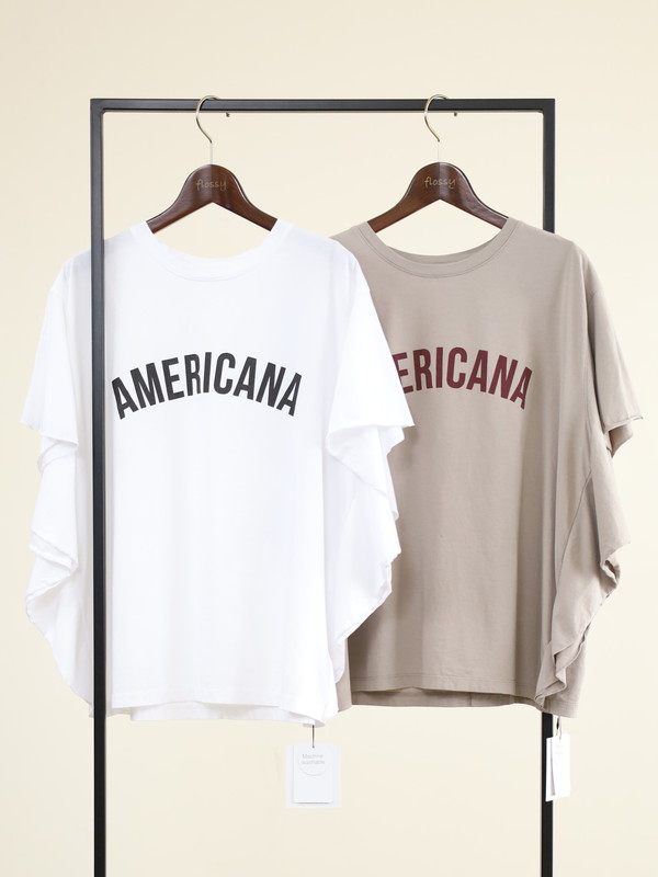 【MICA&DEAL】AMERICANA×MICAフリルTシャツ