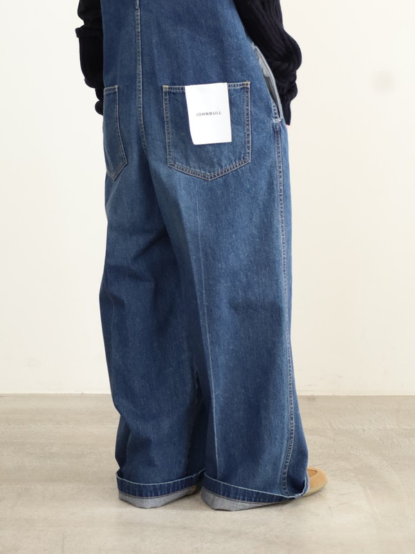 【JOHNBULL】Vネックデニムオールインワン