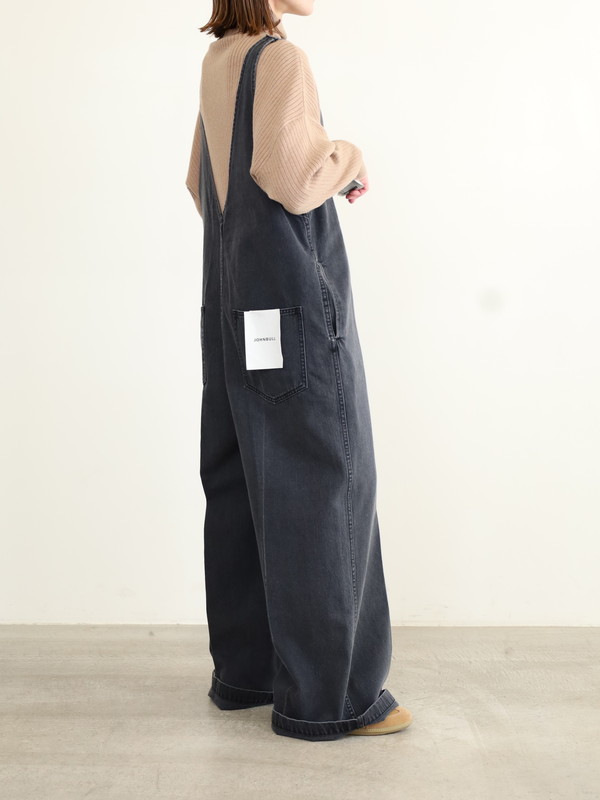 【JOHNBULL】Vネックデニムオールインワン