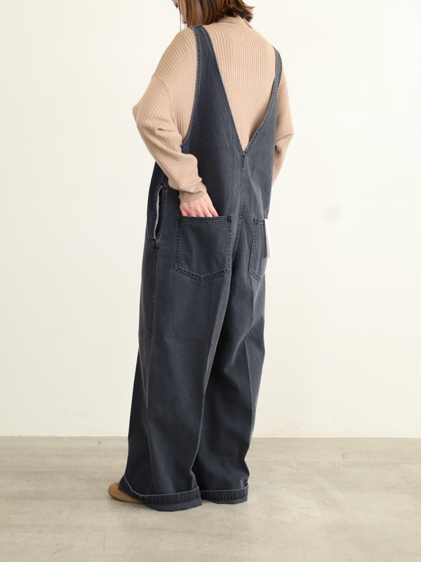 【JOHNBULL】Vネックデニムオールインワン