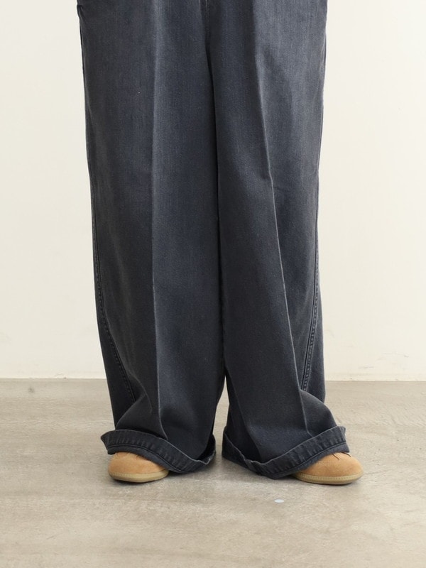 【JOHNBULL】Vネックデニムオールインワン