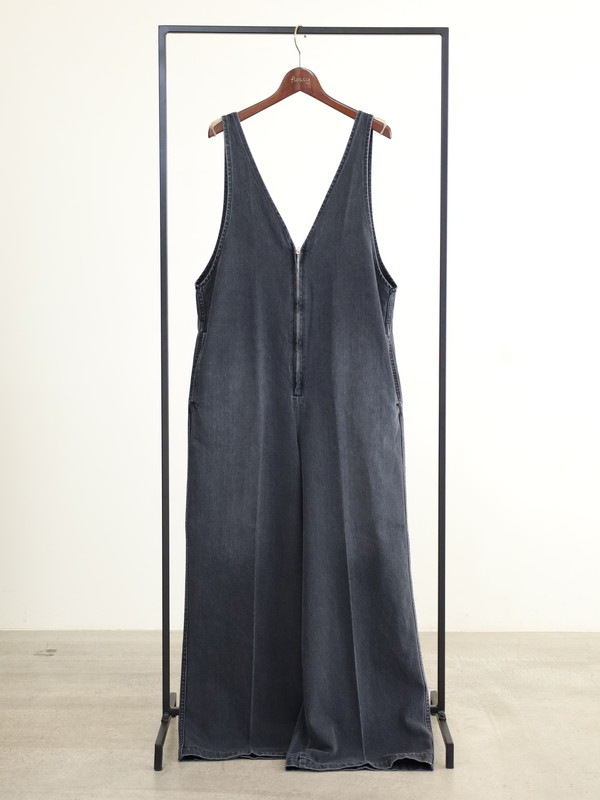 【JOHNBULL】Vネックデニムオールインワン