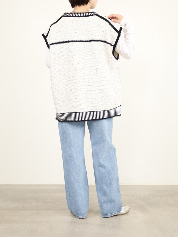 【ayane】トロンプイユニットベスト