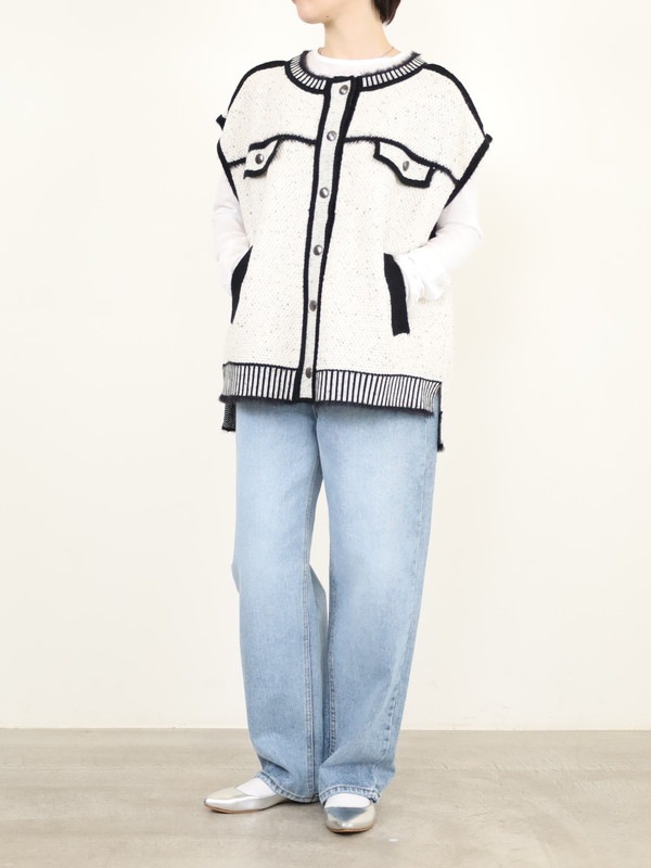 【ayane】トロンプイユニットベスト