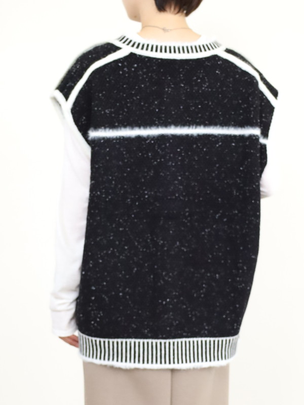 【ayane】トロンプイユニットベスト