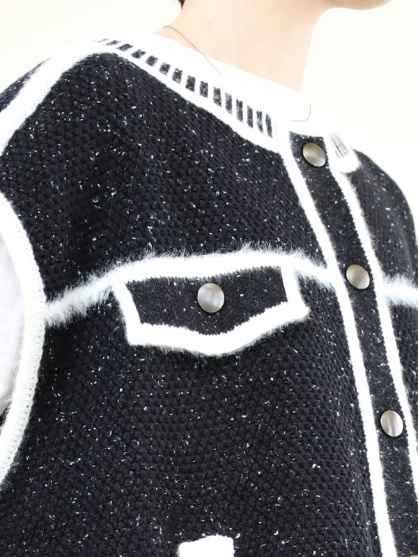 【ayane】トロンプイユニットベスト