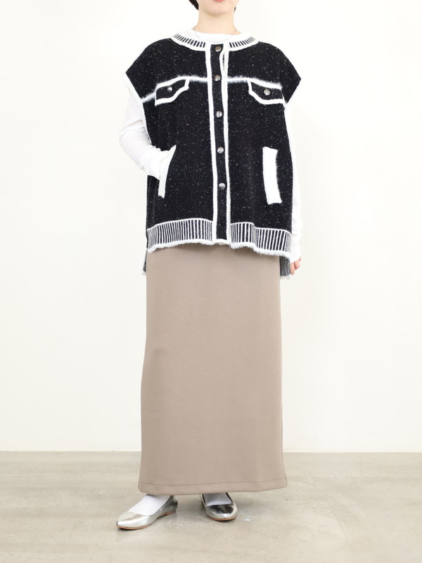 【ayane】トロンプイユニットベスト