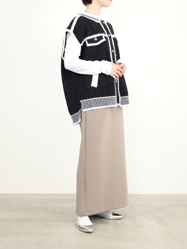 【ayane】トロンプイユニットベスト