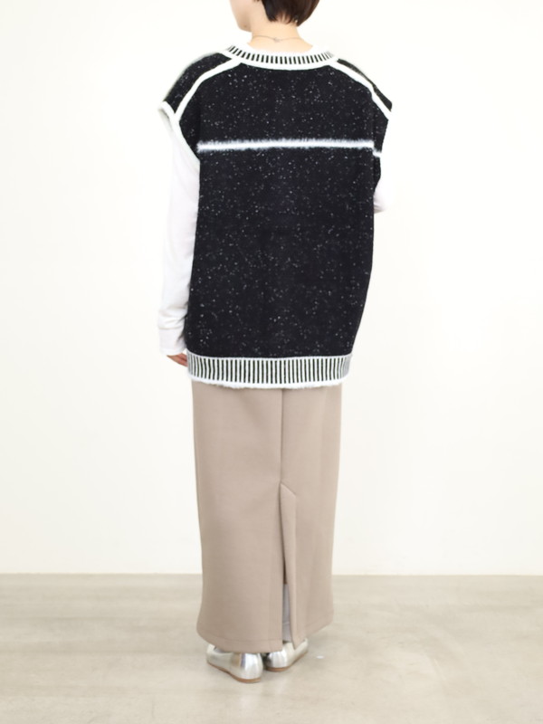 【ayane】トロンプイユニットベスト