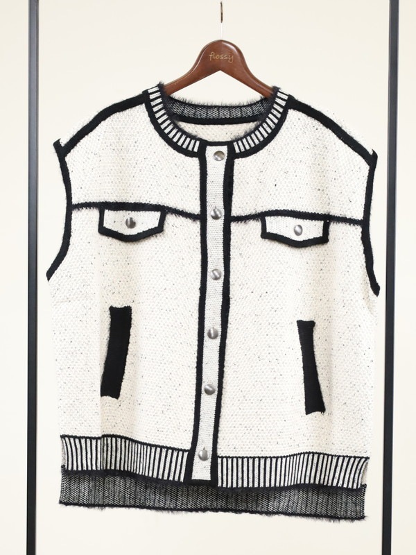 【ayane】トロンプイユニットベスト