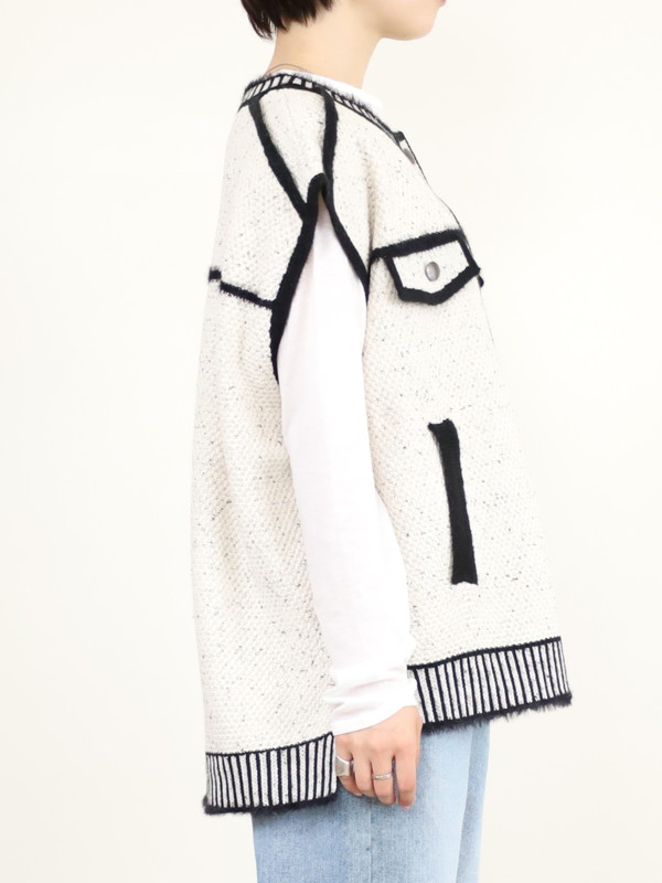 【ayane】トロンプイユニットベスト