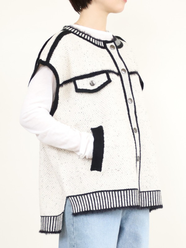 【ayane】トロンプイユニットベスト