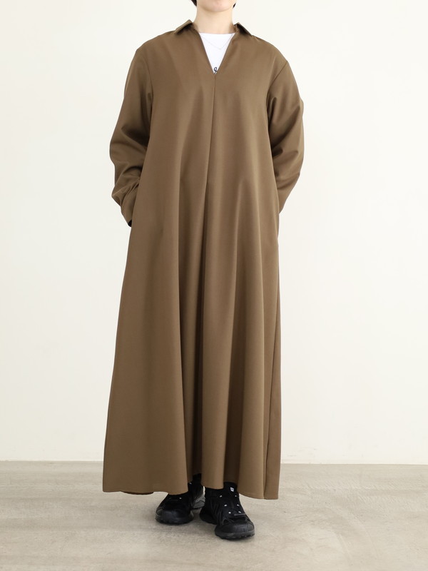 【MICA&DEAL】スキッパーフレアワンピース