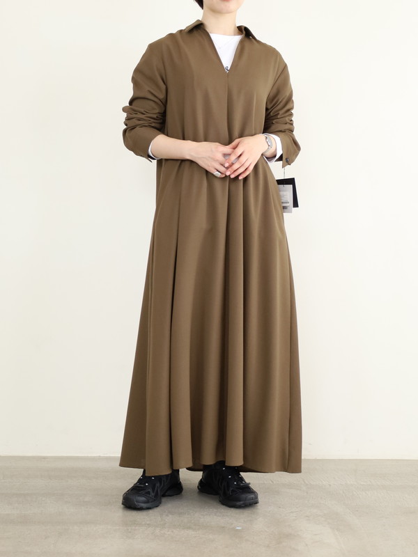 【MICA&DEAL】スキッパーフレアワンピース