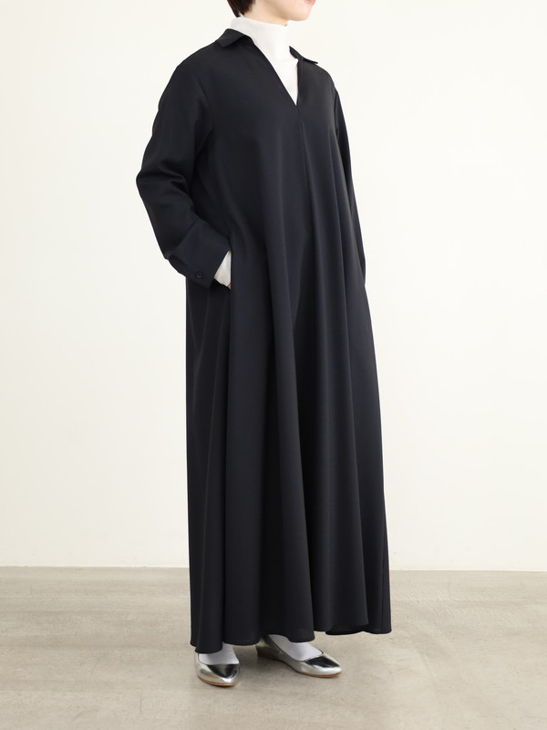 【MICA&DEAL】スキッパーフレアワンピース