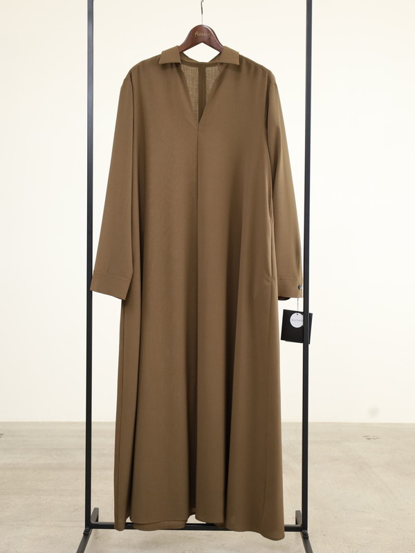 【MICA&DEAL】スキッパーフレアワンピース