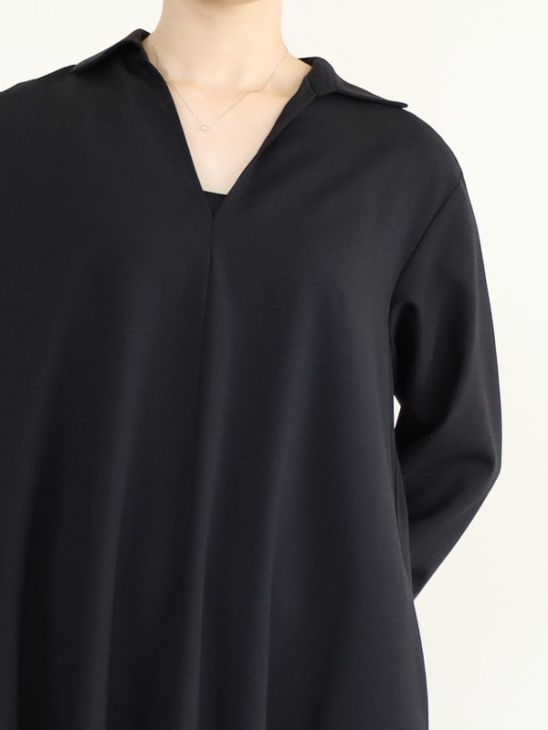 【MICA&DEAL】スキッパーフレアワンピース