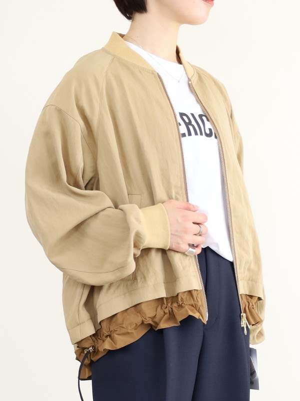 【trois】MA1ジップブルゾン