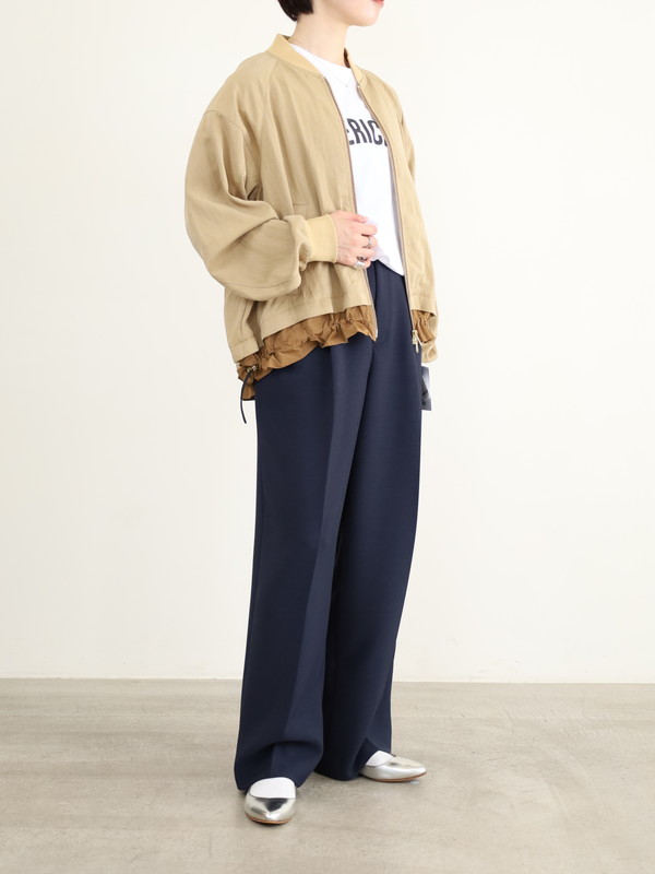 【trois】MA1ジップブルゾン