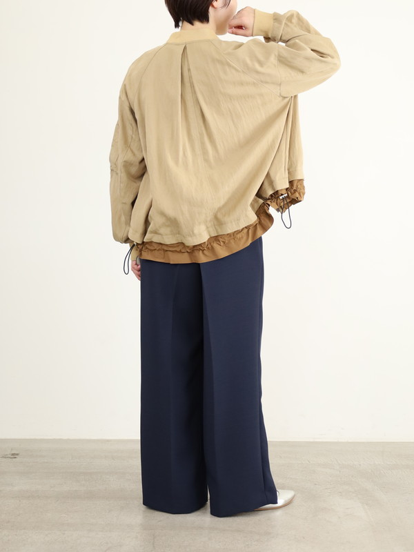 【trois】MA1ジップブルゾン