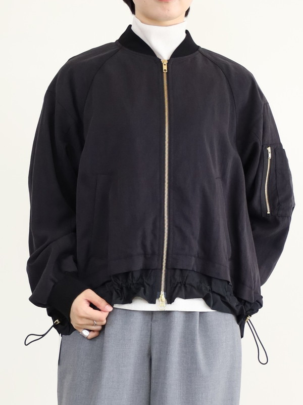 【trois】MA1ジップブルゾン