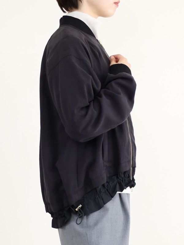 【trois】MA1ジップブルゾン