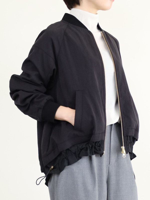 【trois】MA1ジップブルゾン