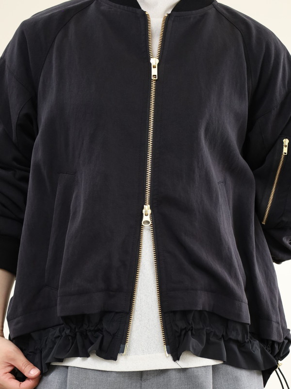 【trois】MA1ジップブルゾン