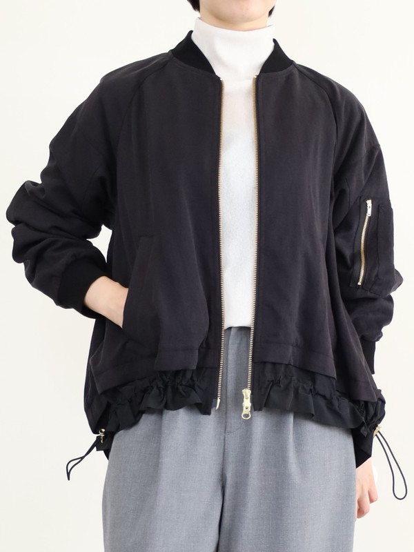 【trois】MA1ジップブルゾン