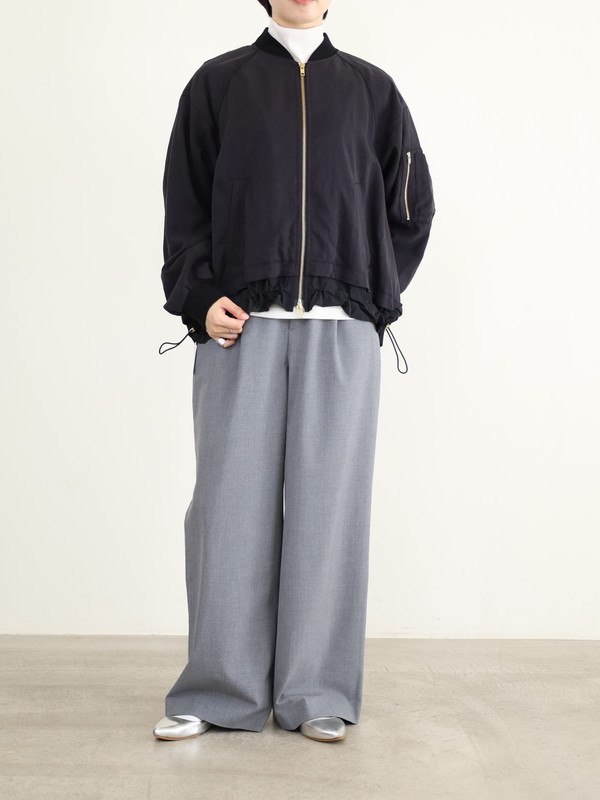 【trois】MA1ジップブルゾン