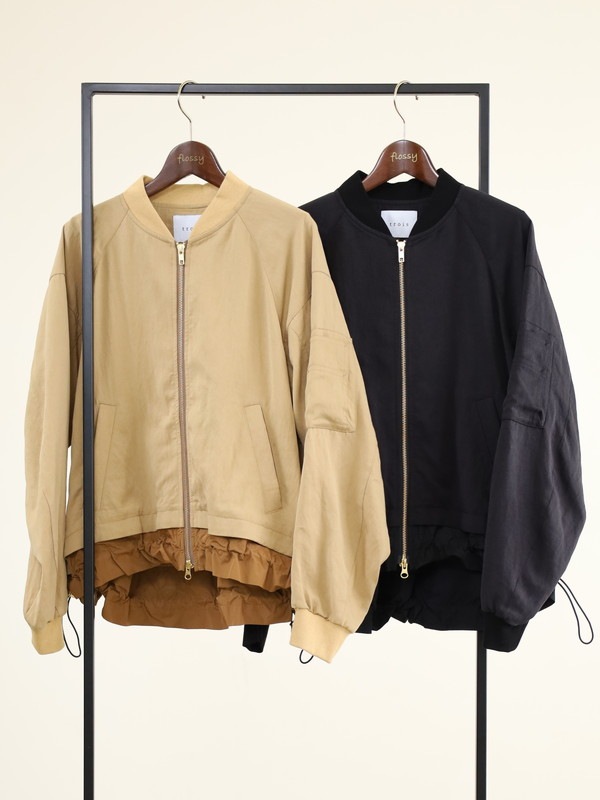 【trois】MA1ジップブルゾン