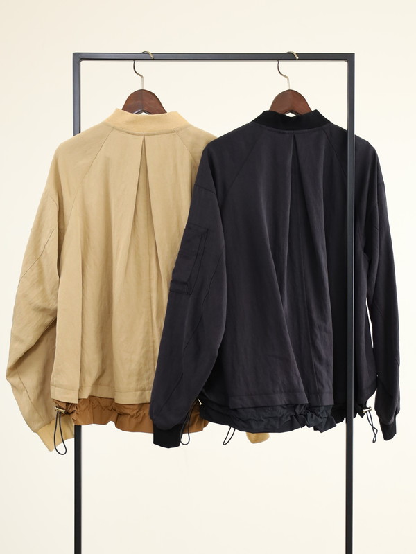 【trois】MA1ジップブルゾン