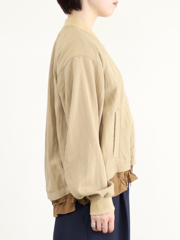 【trois】MA1ジップブルゾン