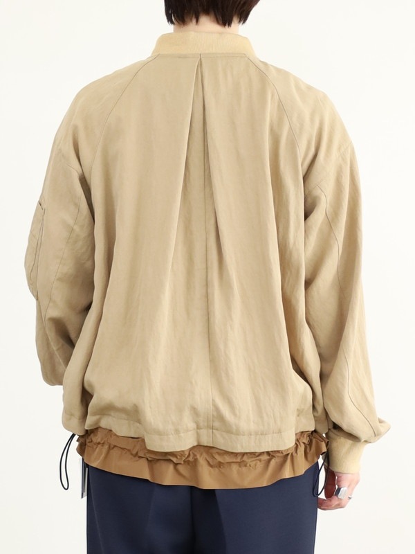 【trois】MA1ジップブルゾン