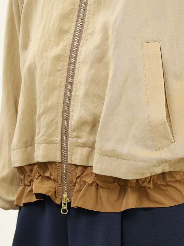 【trois】MA1ジップブルゾン