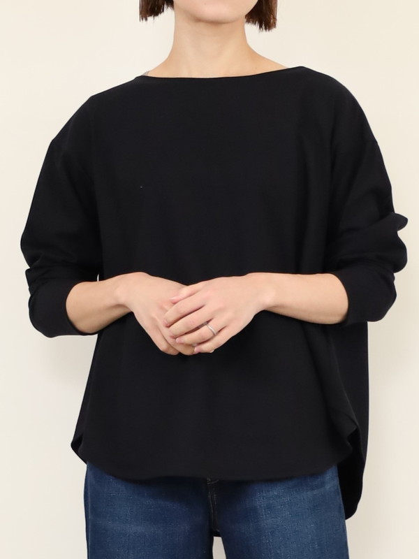 【Doneeyu】カシミヤタッチ長袖ブラウス