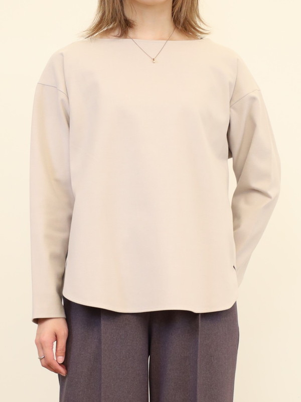 【Doneeyu】カシミヤタッチ長袖ブラウス