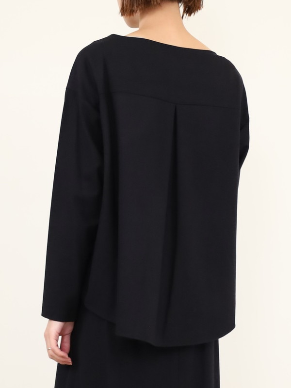 【Doneeyu】カシミヤタッチ長袖ブラウス