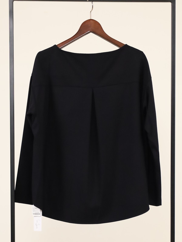 【Doneeyu】カシミヤタッチ長袖ブラウス