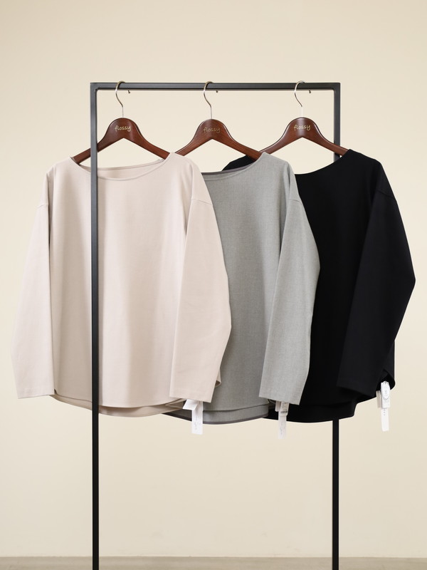 【Doneeyu】カシミヤタッチ長袖ブラウス