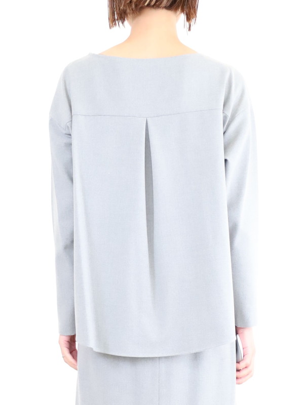 【Doneeyu】カシミヤタッチ長袖ブラウス
