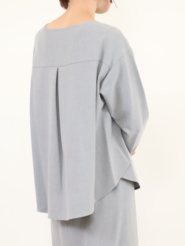 【Doneeyu】カシミヤタッチ長袖ブラウス